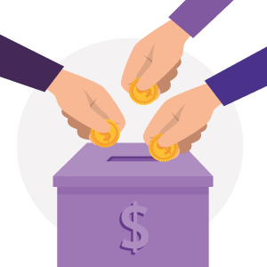Recevez vos dons <br> directement (€ - $ - ₪)